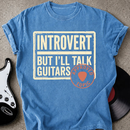 Introvert Talk Guitars T-shirt