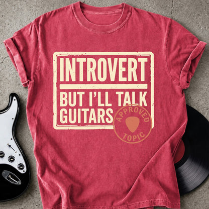 Introvert Talk Guitars T-shirt
