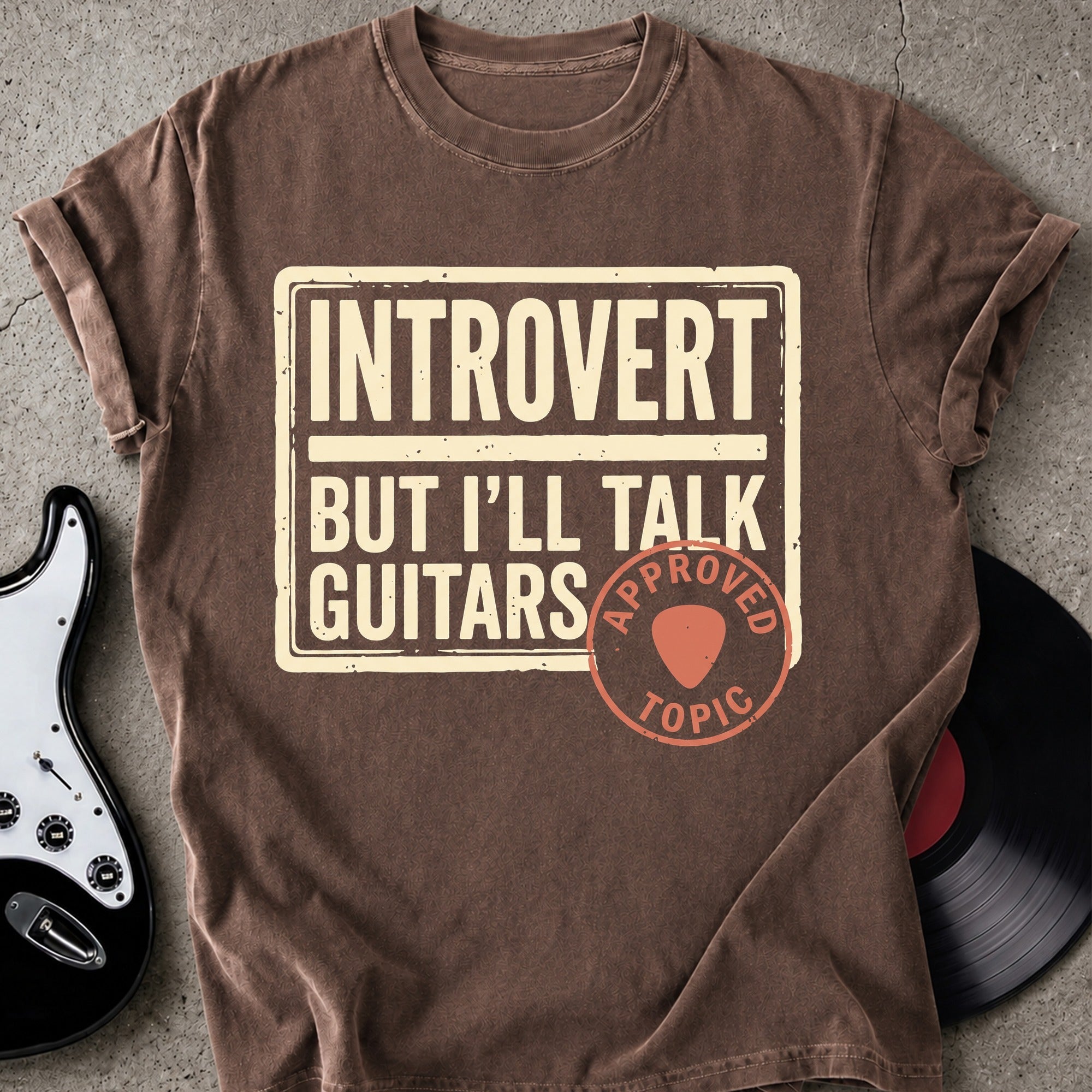 Introvert Talk Guitars T-shirt