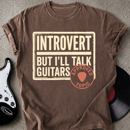 Introvert Talk Guitars T-shirt