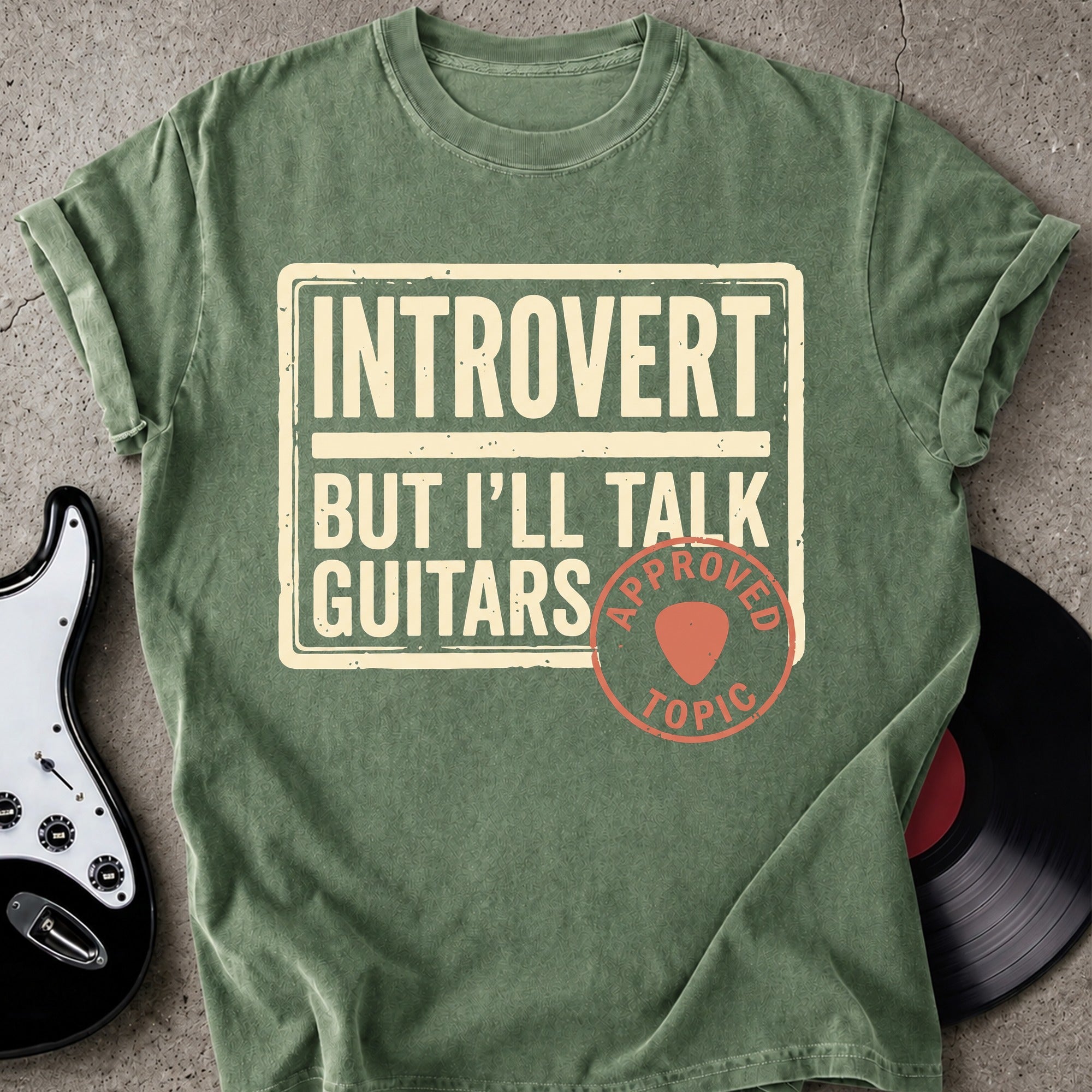 Introvert Talk Guitars T-shirt