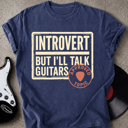 Introvert Talk Guitars T-shirt