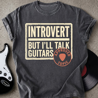 Introvert Talk Guitars T-shirt