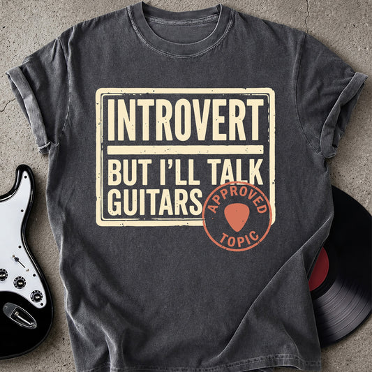 Introvert Talk Guitars T-shirt