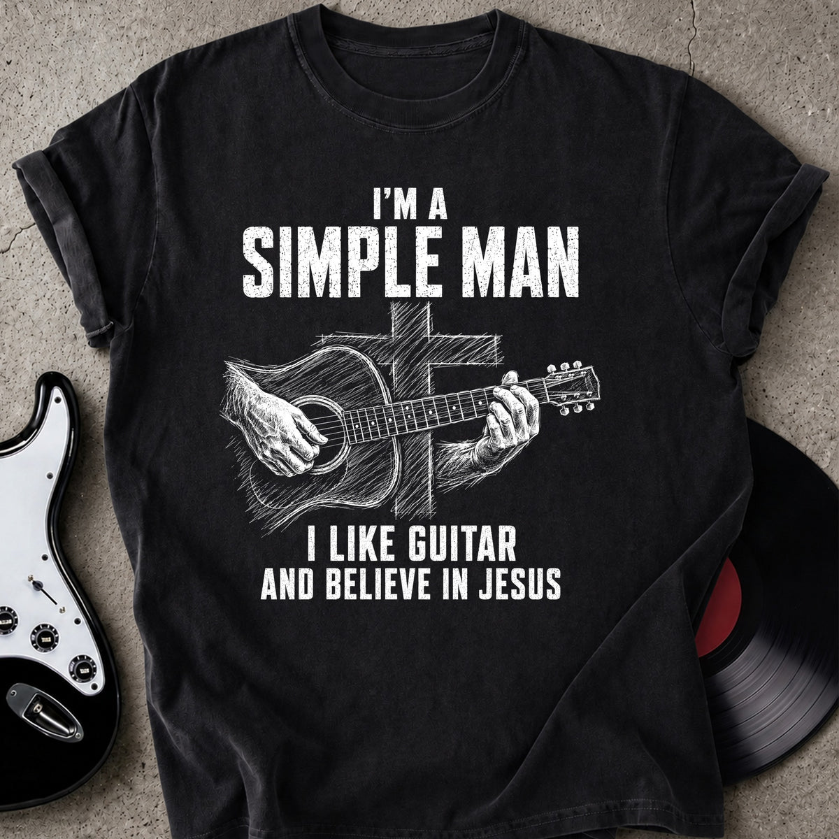 Jesus Guitar T-shirt