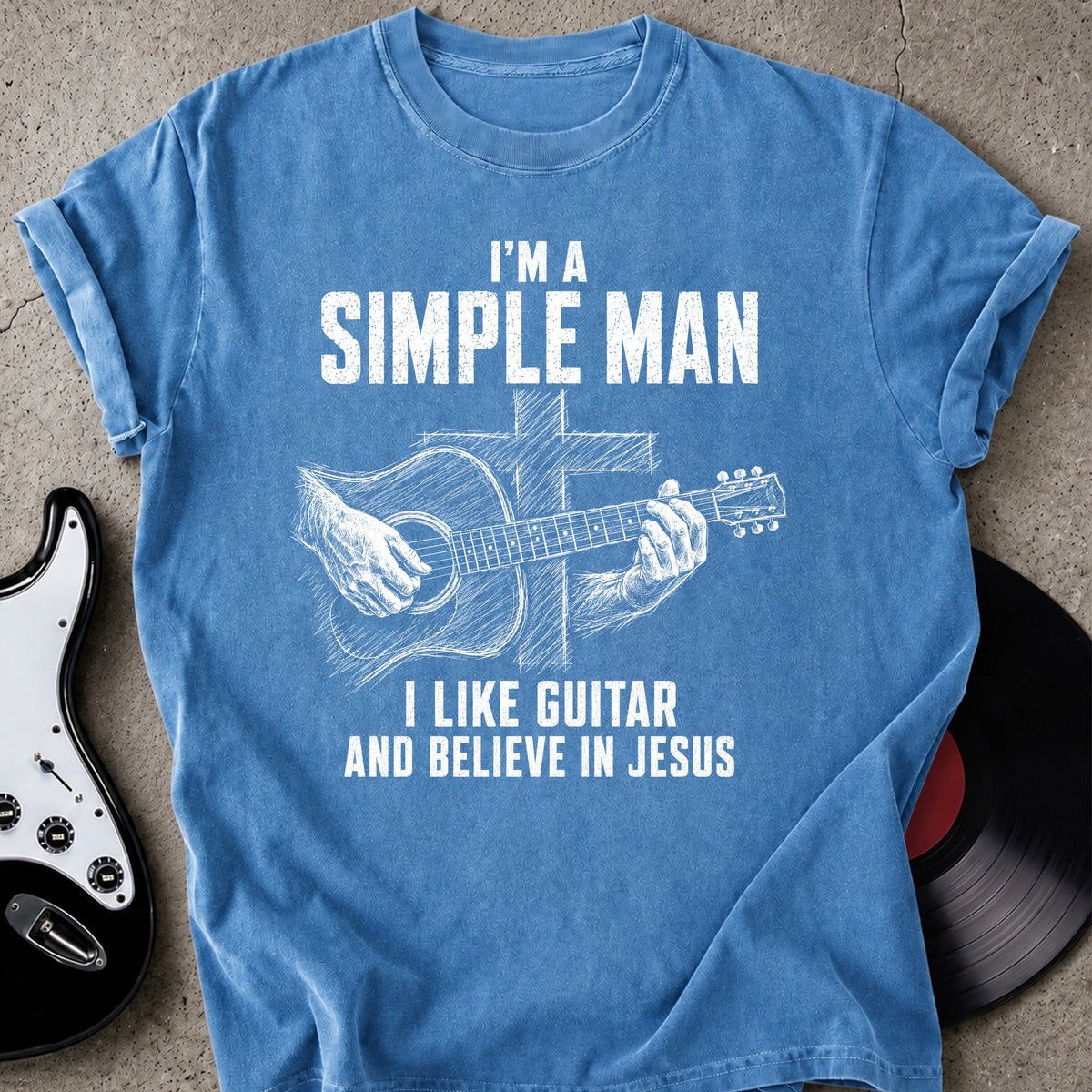 Jesus Guitar T-shirt
