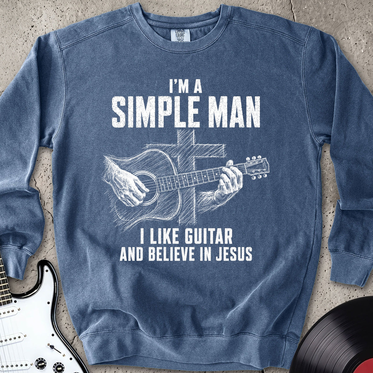 Jesus Guitar Sweatshirt