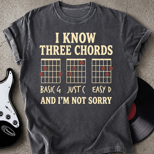 Know Three Chords T-shirt