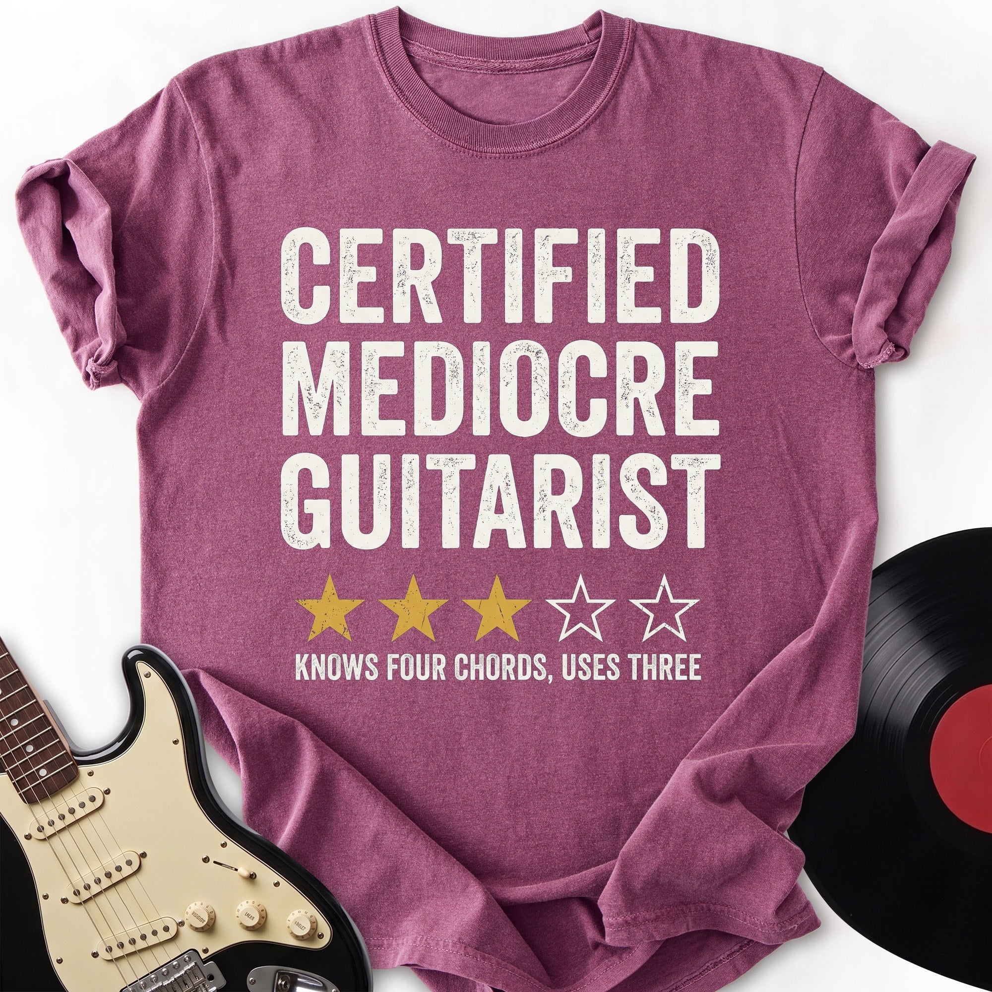 Knows Four Chords T-shirt