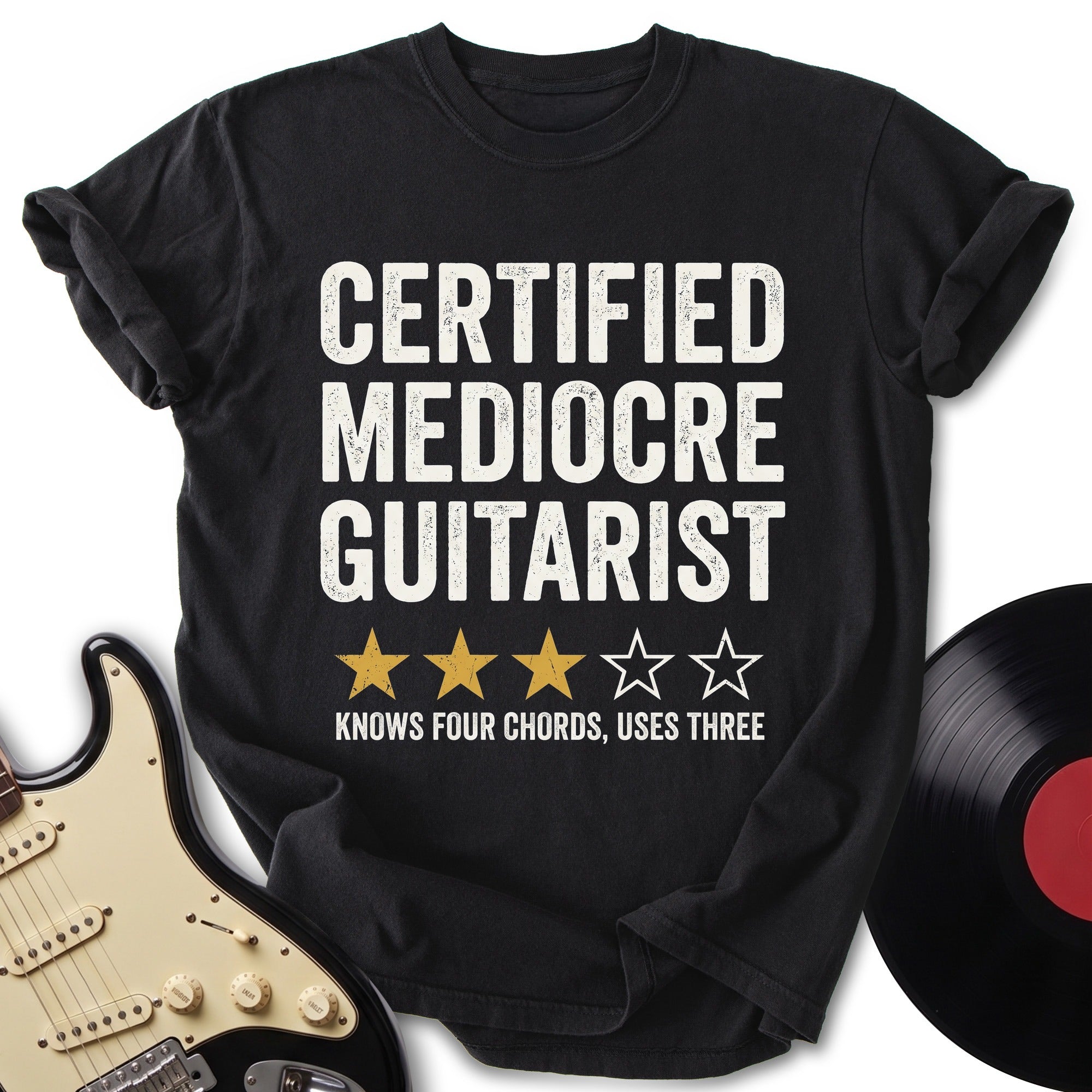 Knows Four Chords T-shirt