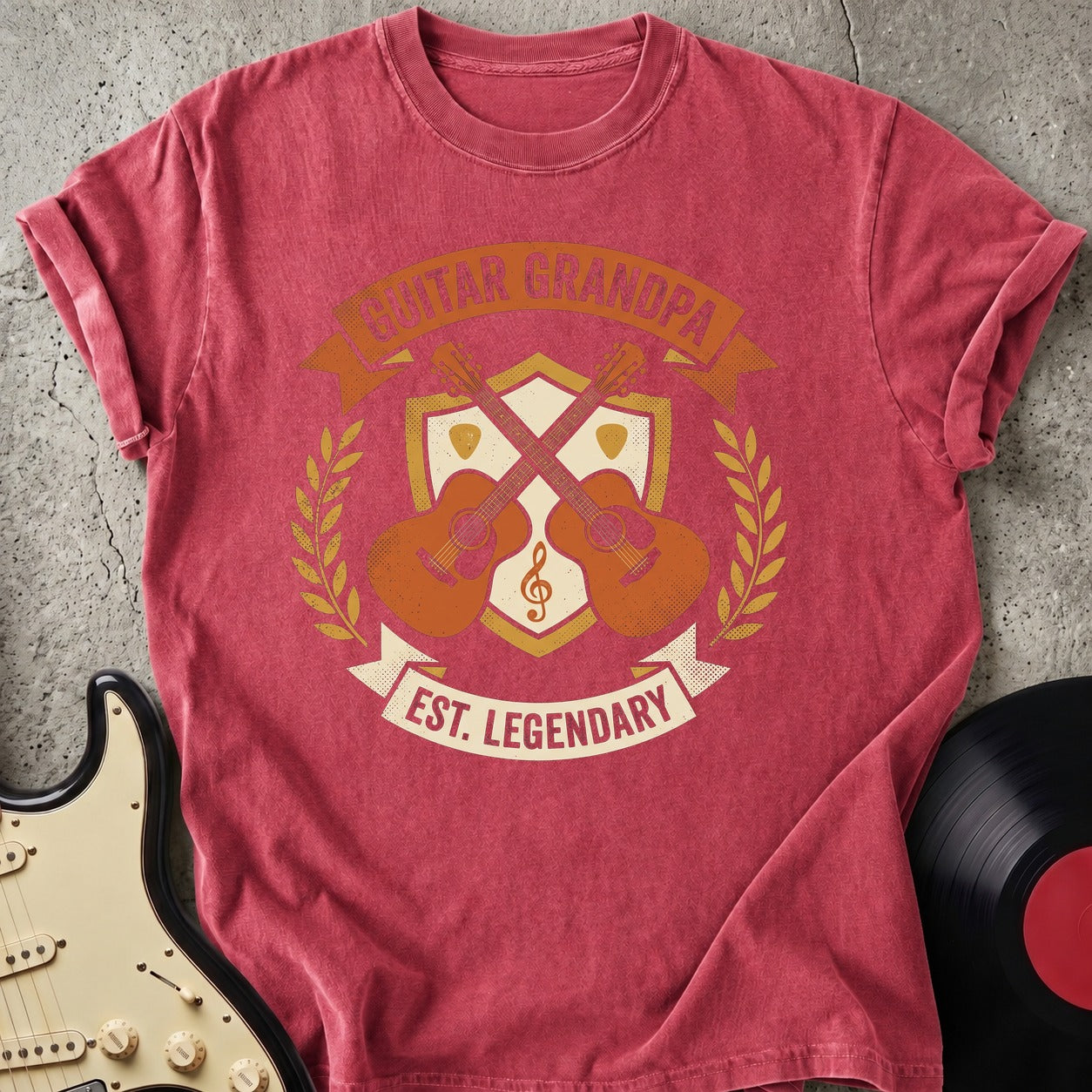 Legendary Grandpa Crest T-shirt
