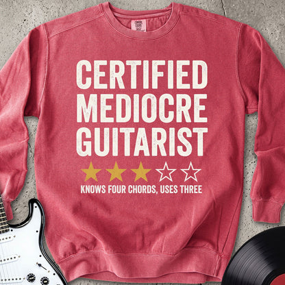 Mediocre Guitarist Sweatshirt