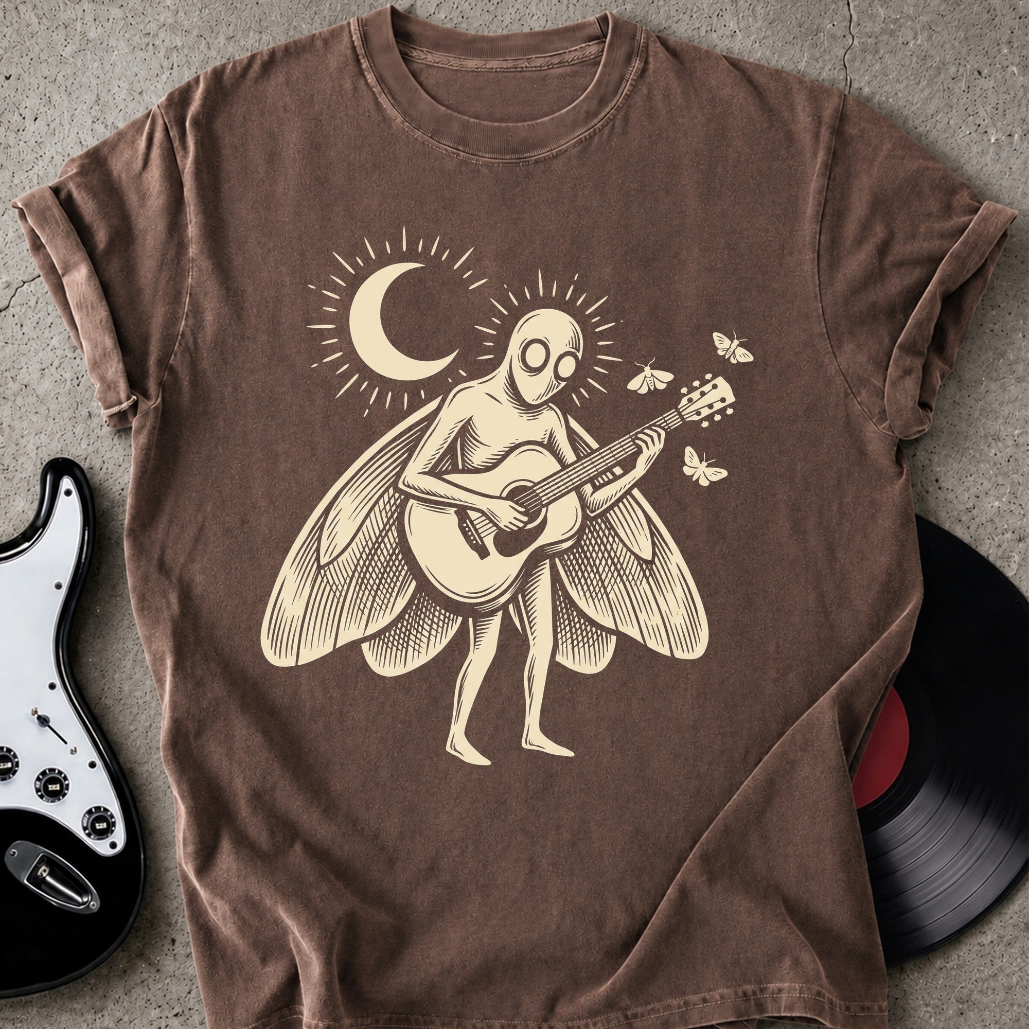 Mothman Guitar T-shirt