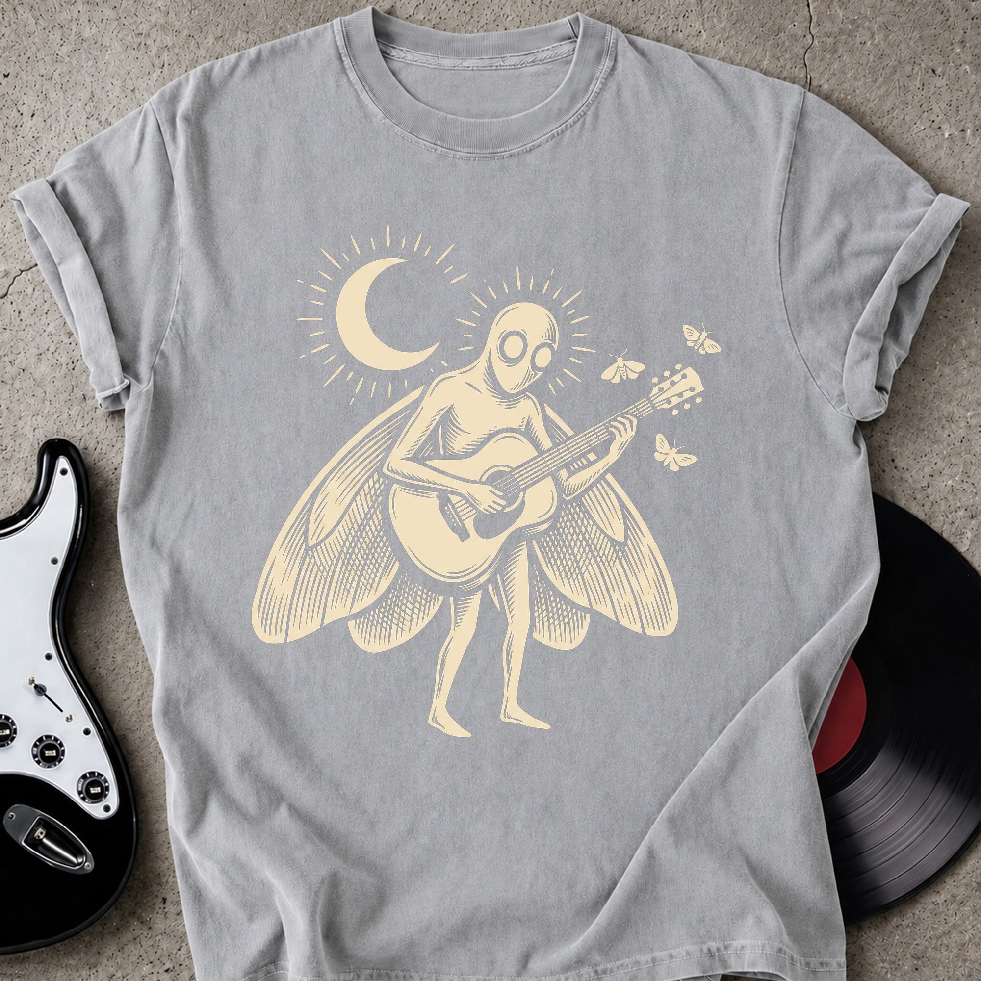 Mothman Guitar T-shirt