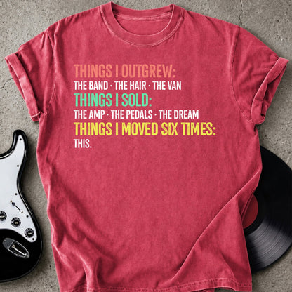 Moved Six Times T-shirt