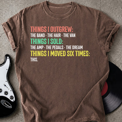 Moved Six Times T-shirt