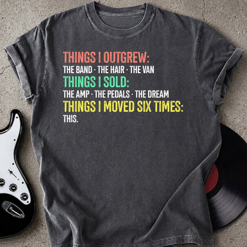 Moved Six Times T-shirt