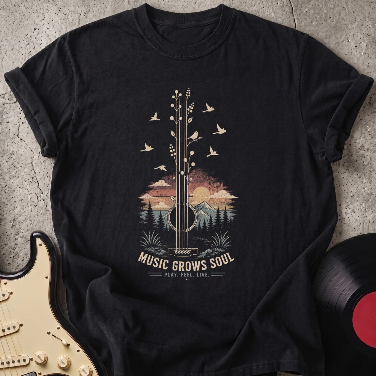 Music Grows Soul T-shirt
