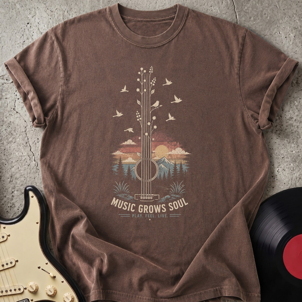 Music Grows Soul T-shirt