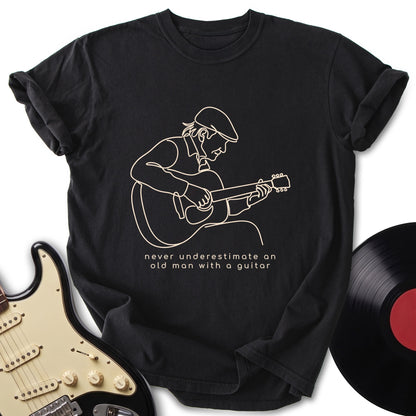Old Man Guitar T-Shirt