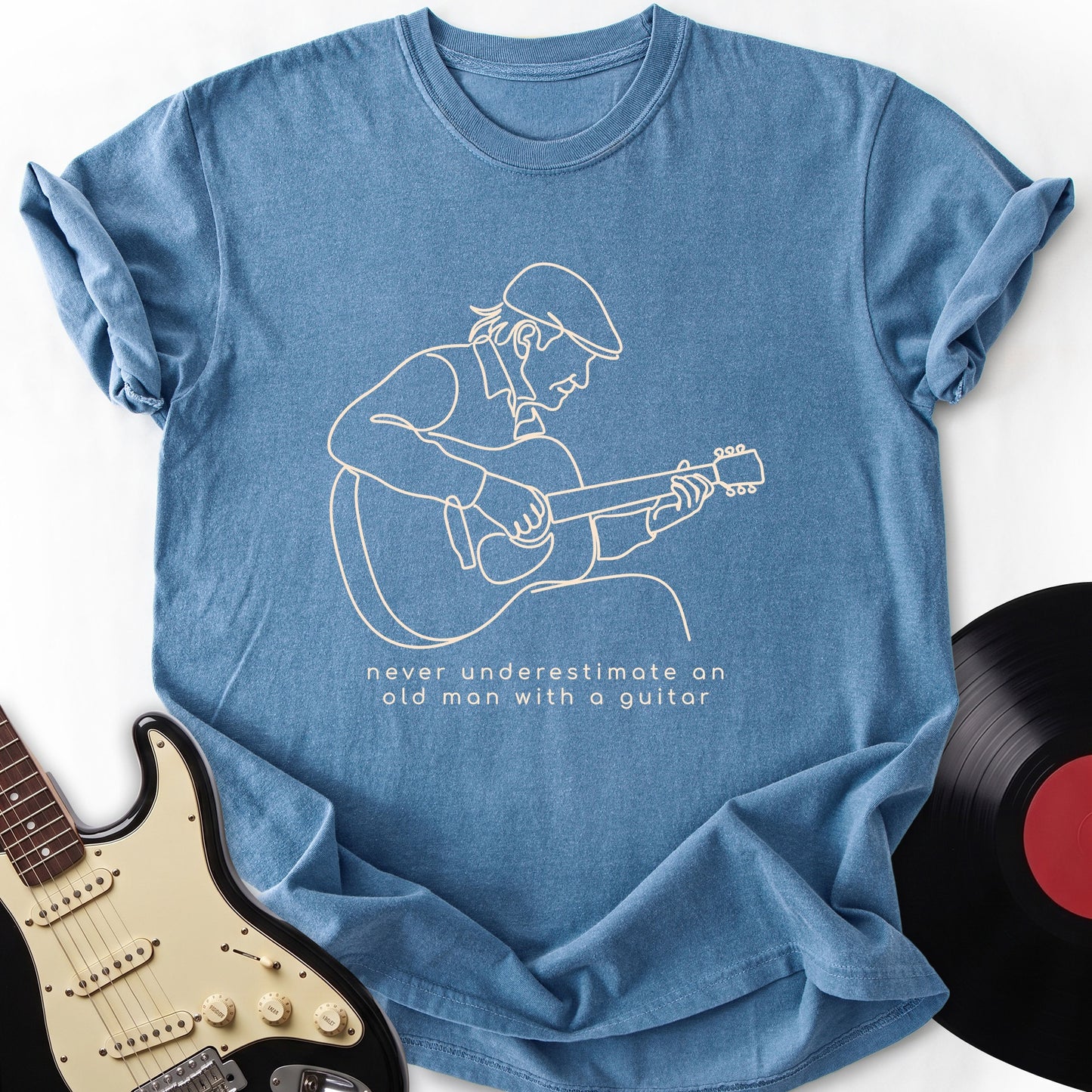 Old Man Guitar T-Shirt