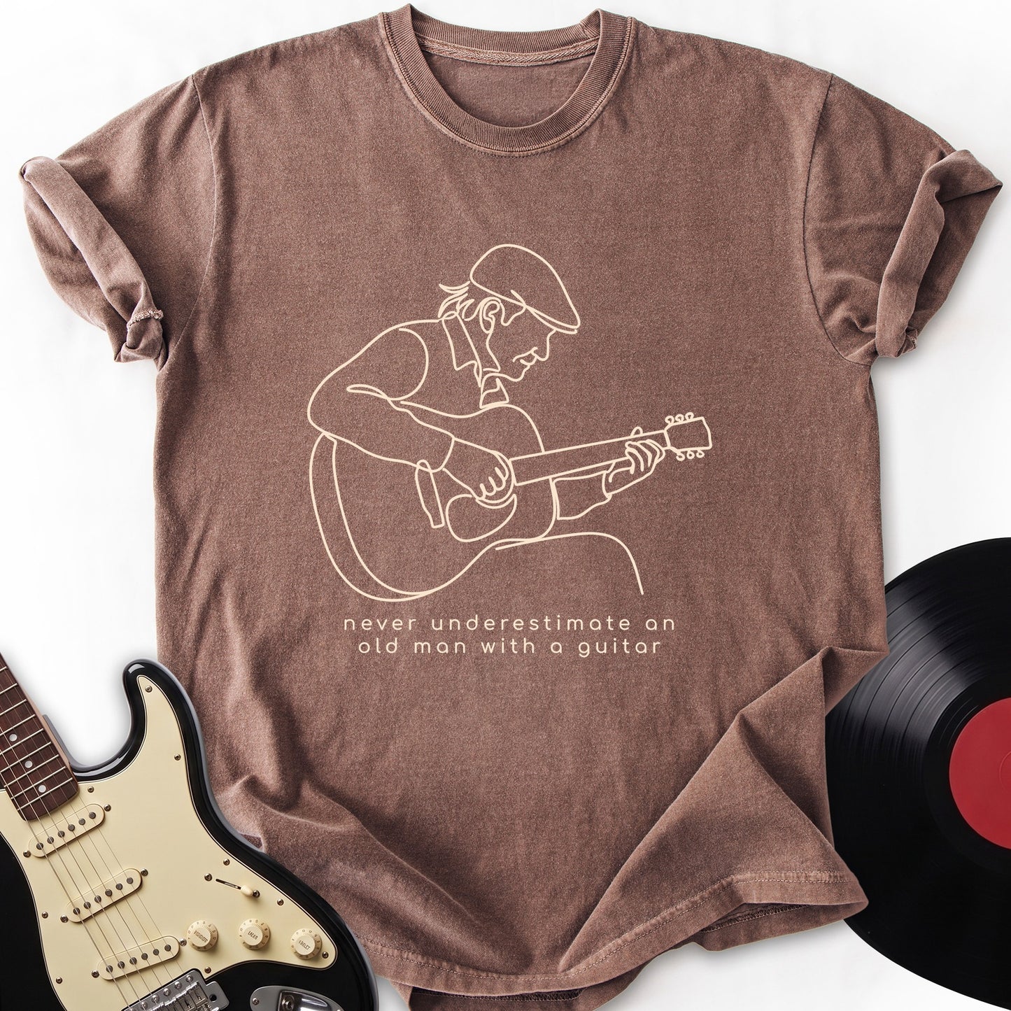 Old Man Guitar T-Shirt