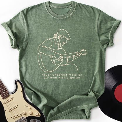 Old Man Guitar T-Shirt