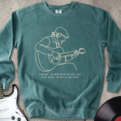 Old Man Guitar Line Sweatshirt