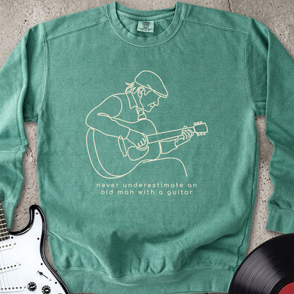 Old Man Guitar Line Sweatshirt