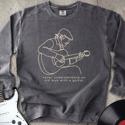 Old Man Guitar Line Sweatshirt