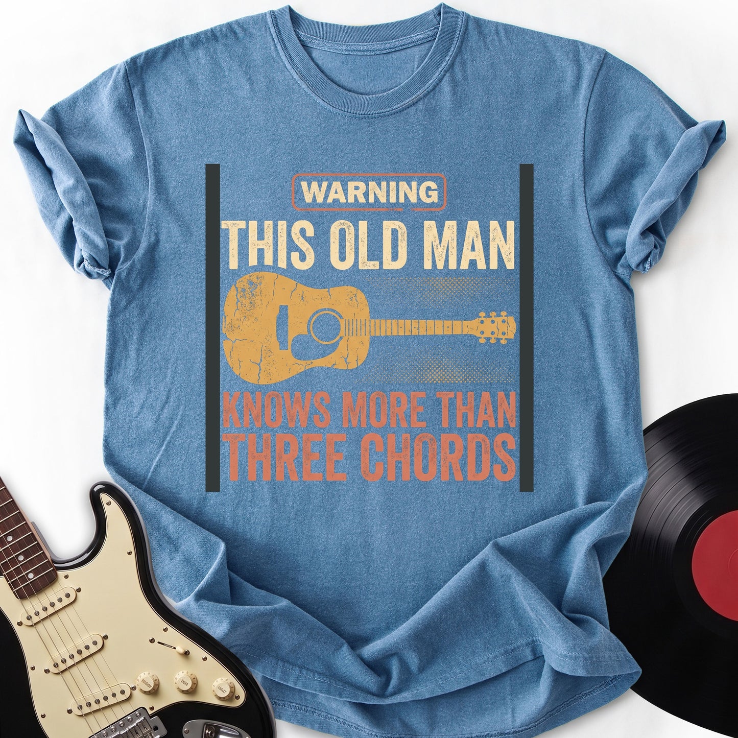 Old Man Three Chords T-Shirt