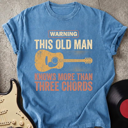Warning Old Man T-shirt
