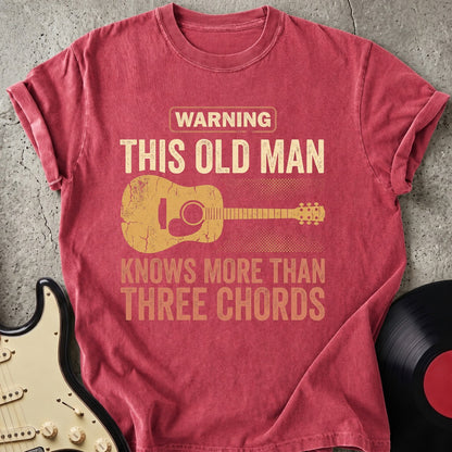 Warning Old Man T-shirt