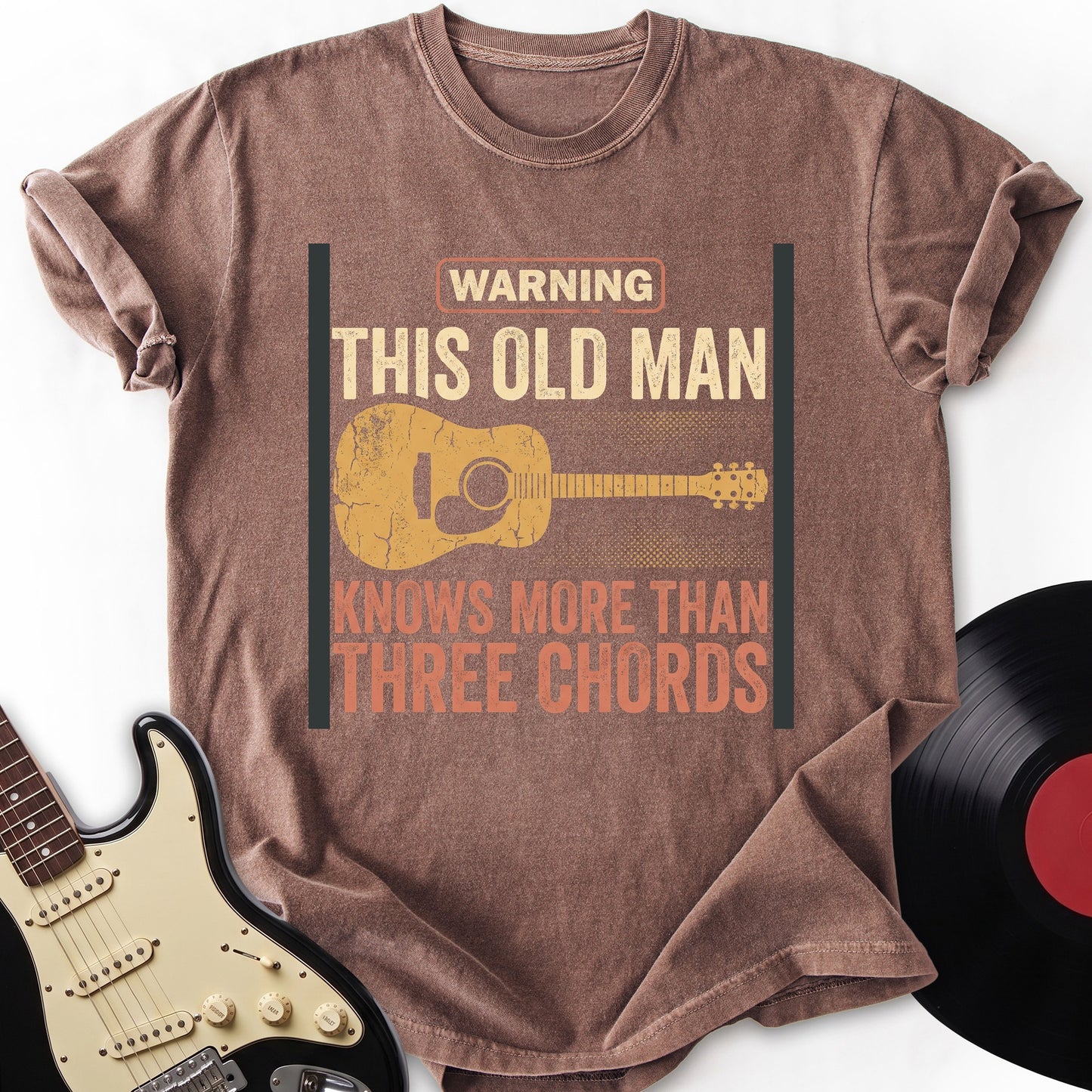 Old Man Three Chords T-Shirt
