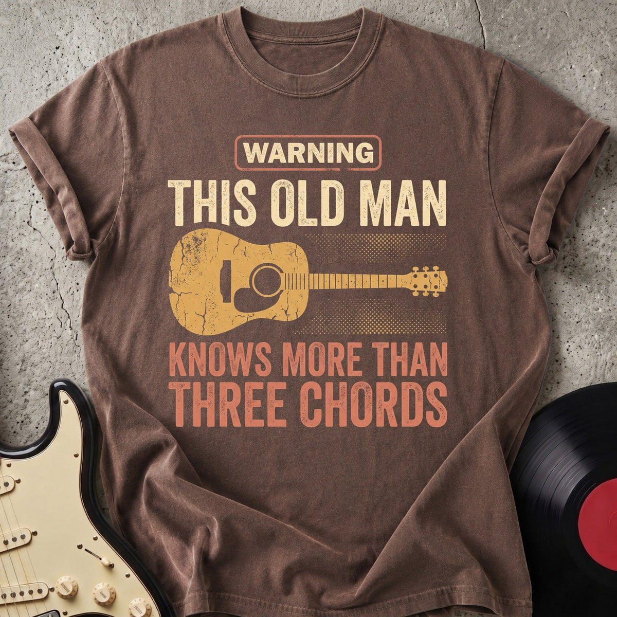 Warning Old Man T-shirt