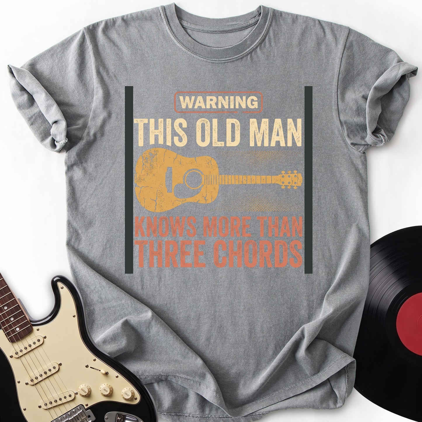 Old Man Three Chords T-Shirt