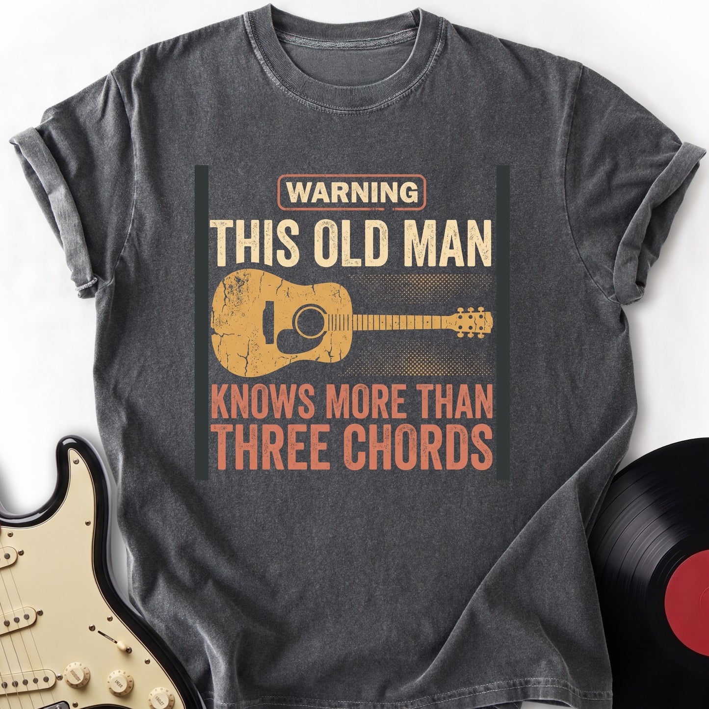 Old Man Three Chords T-Shirt