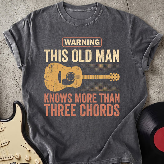 Warning Old Man T-shirt