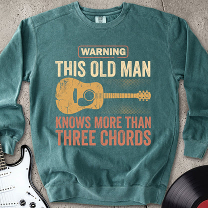 Old Man Three Chords Sweatshirt