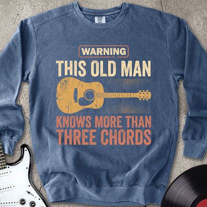 Old Man Three Chords Sweatshirt
