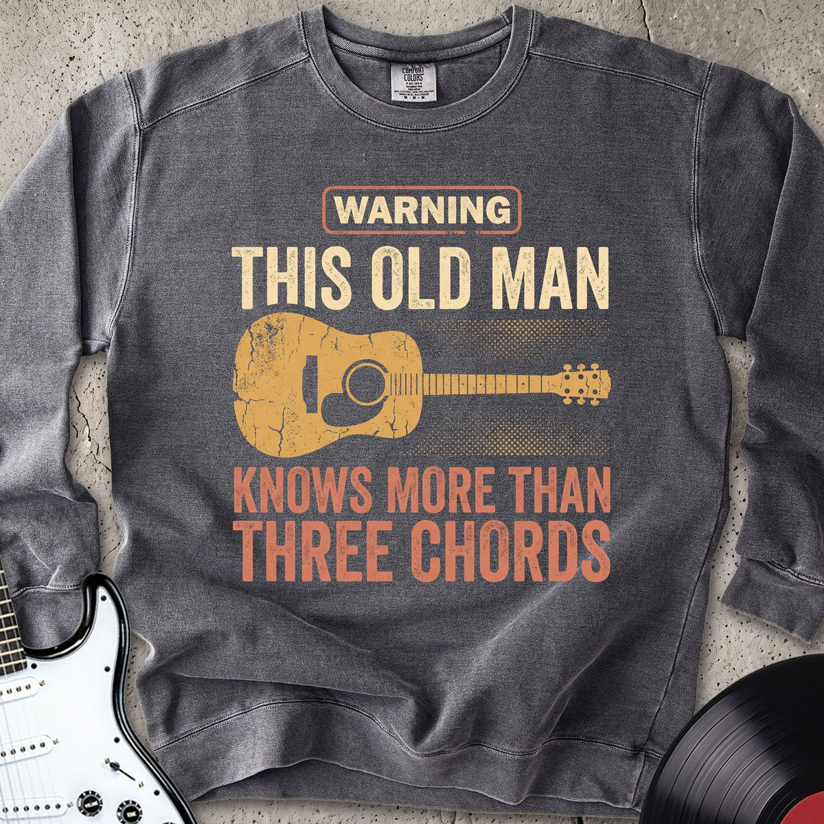 Old Man Three Chords Sweatshirt