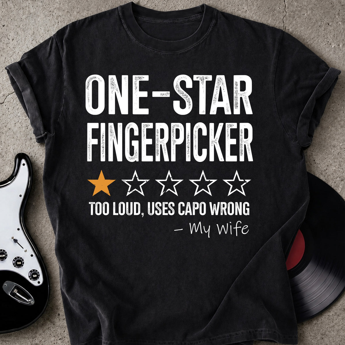 One Star Fingerpicker T-shirt