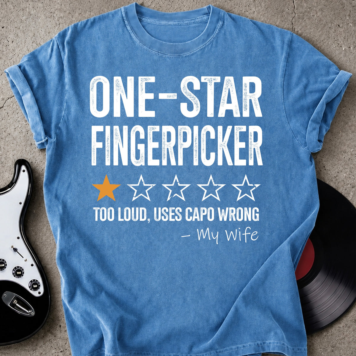 One Star Fingerpicker T-shirt
