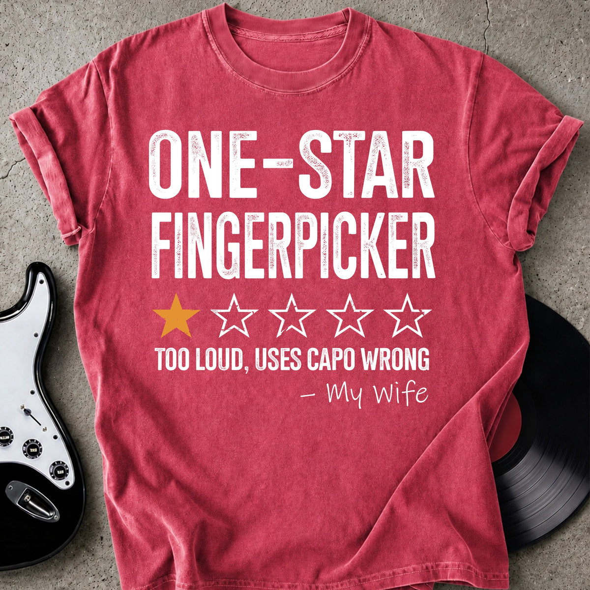 One Star Fingerpicker T-shirt