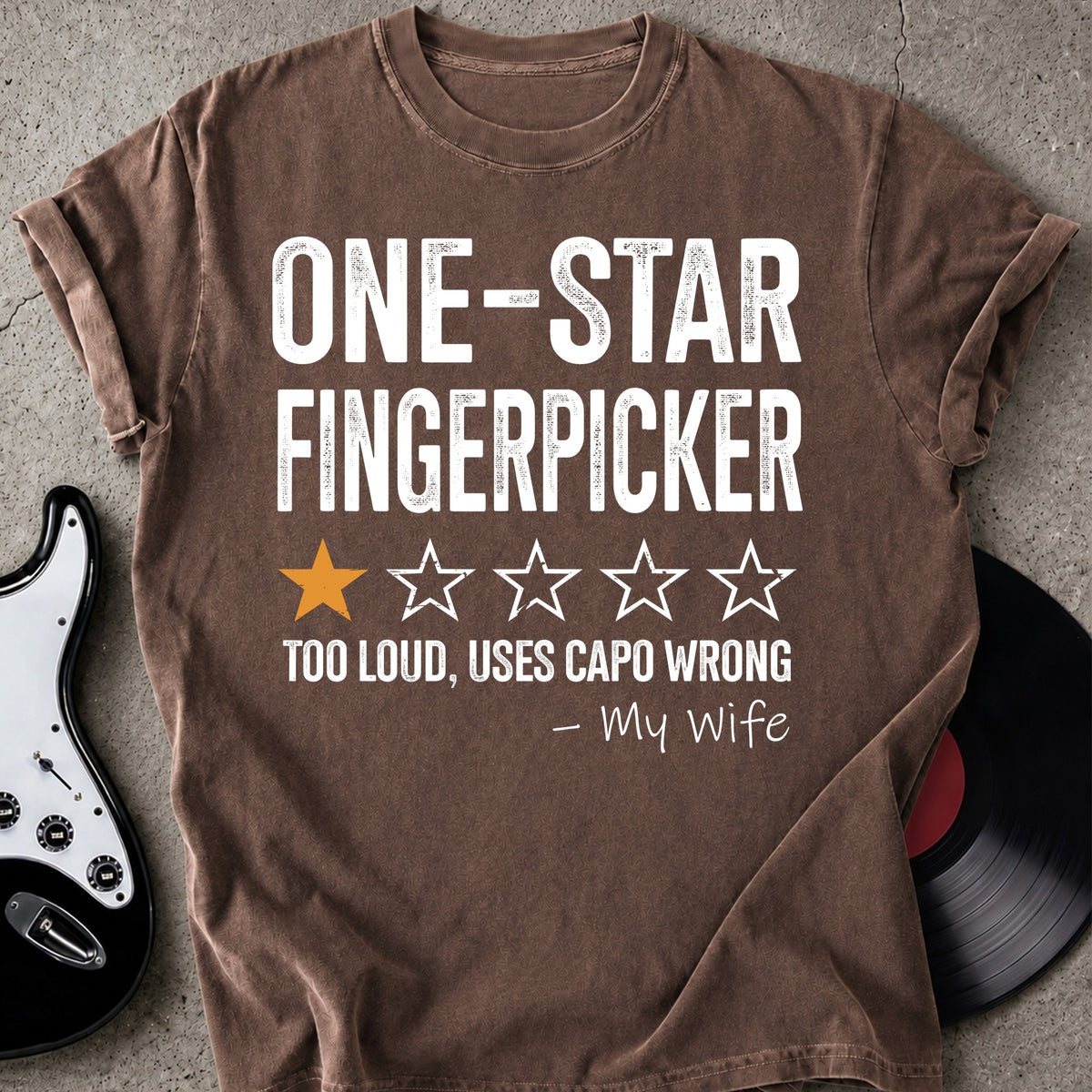 One Star Fingerpicker T-shirt