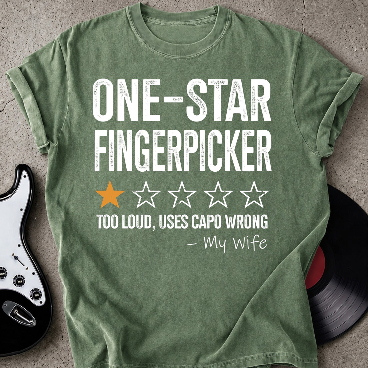 One Star Fingerpicker T-shirt