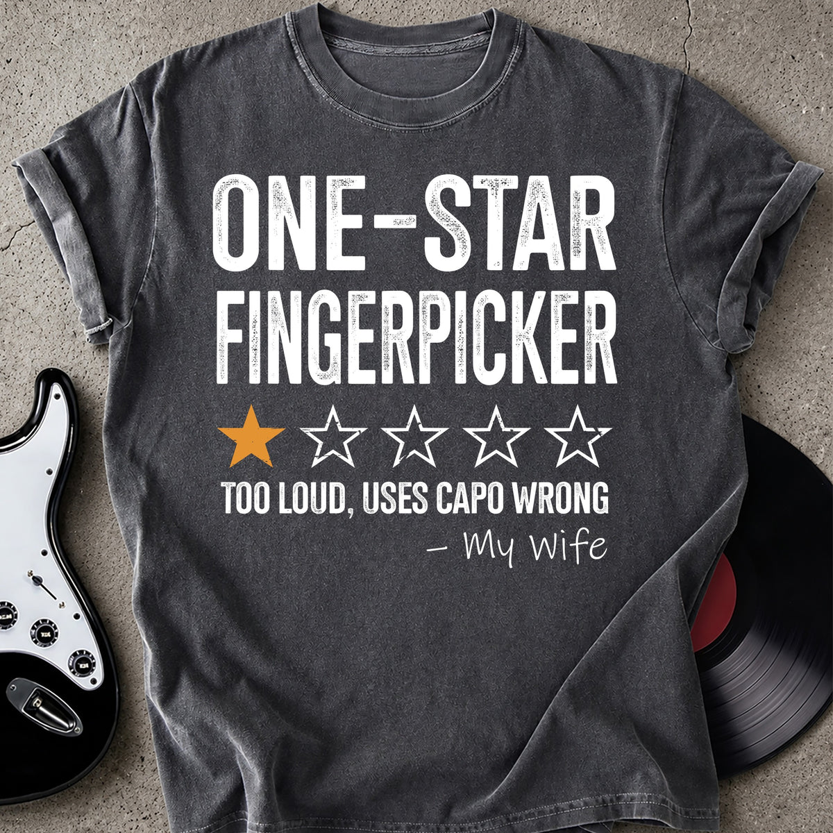 One Star Fingerpicker T-shirt