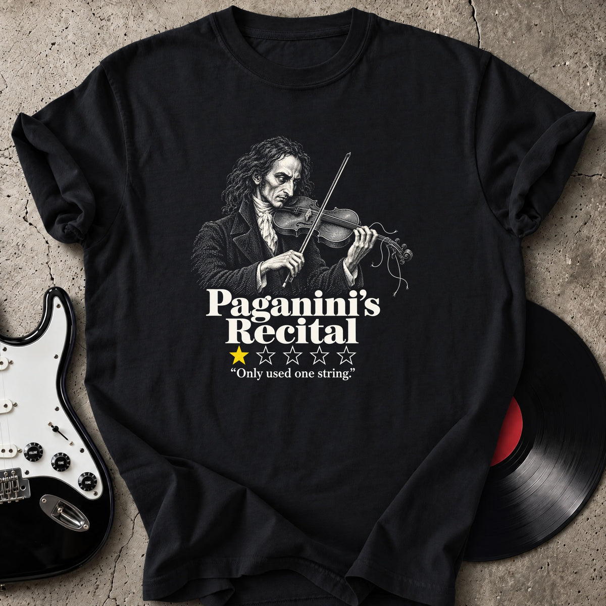 Paganini Recital Review T-Shirt