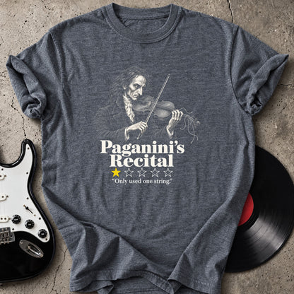 Paganini Recital Review T-Shirt