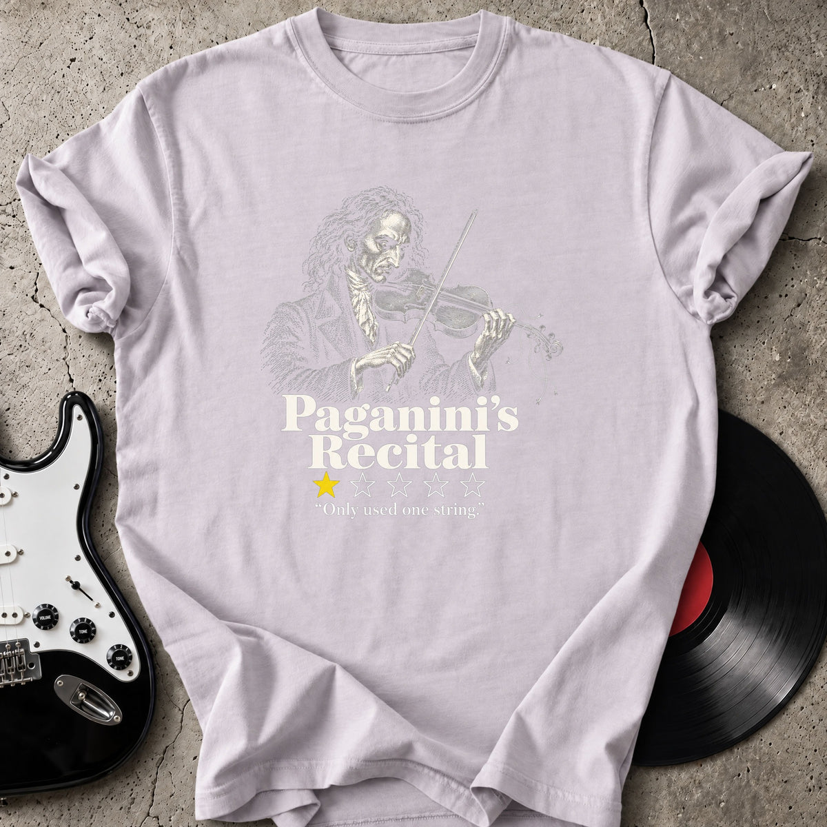 Paganini Recital Review T-Shirt
